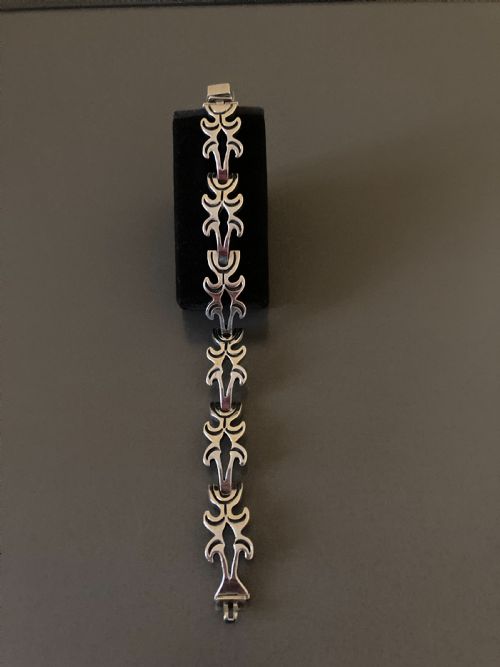 MEXICAN SILVER BRACELET 1960S - ADDITIONAL PHOTO 2