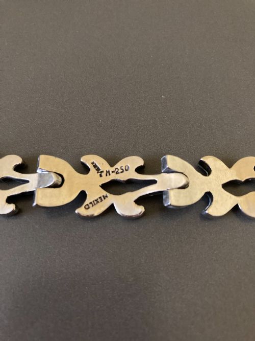 MEXICAN SILVER BRACELET 1960S - ADDITIONAL PHOTO 3
