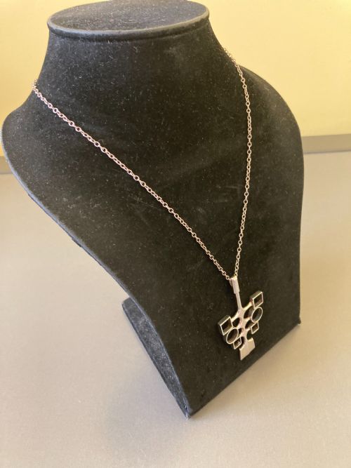 DAVID ANDERSEN NORWEGIAN SILVER PENDANT 1960S - ADDITIONAL PHOTO 4