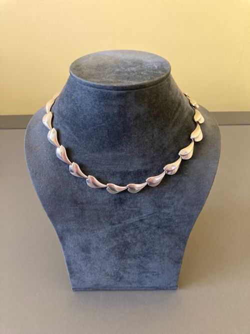 GEORG JENSEN DANISH SILVER NECKLACE - ADDITIONAL PHOTO 3