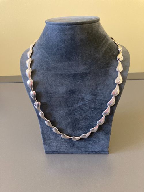 GEORG JENSEN DANISH SILVER NECKLACE - ADDITIONAL PHOTO 6