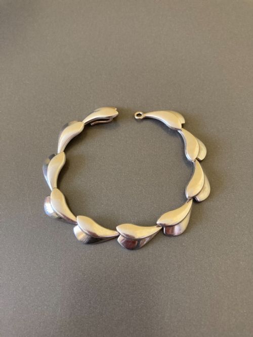 GEORG JENSEN DANISH SILVER BRACELET - ADDITIONAL PHOTO 1