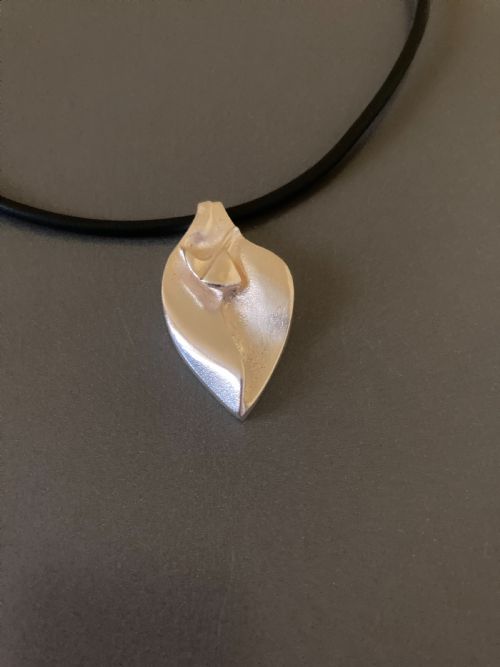 lapponia finnish silver pendant on torque 1960s - CATEGORY: ANTIQUE JEWELLERY - DATED 1960