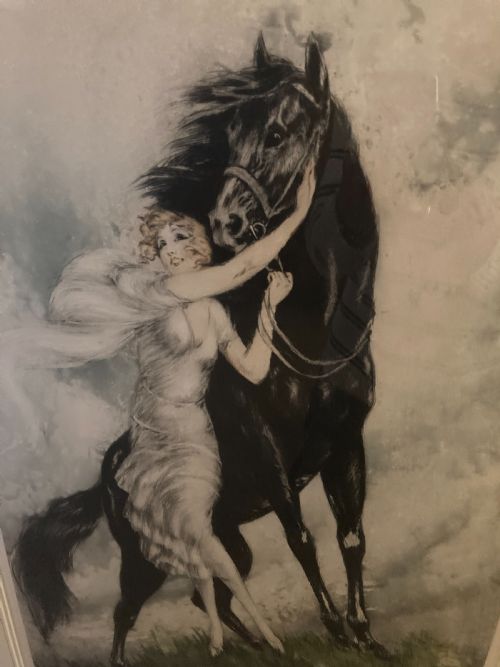 LOUIS ICART ETCHING AQUATINT PICTURE YOUTH JEUNESSE 1930 - ADDITIONAL PHOTO 2