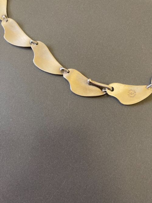 DANISH SILVER NECKLACE 1960S - ADDITIONAL PHOTO 4