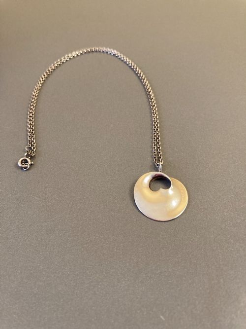 georg jensen danish silver pendant 1960s - CATEGORY: ANTIQUE SILVER - DATED 1960