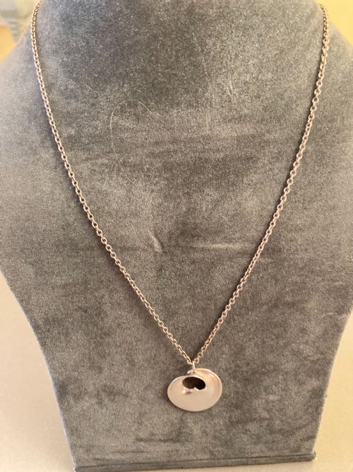 GEORG JENSEN DANISH SILVER PENDANT 1960S - ADDITIONAL PHOTO 2