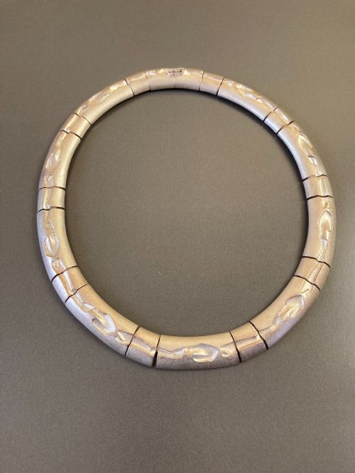 LAPPONIA FINNISH SILVER NECKLACE BY BJORN WECKSTROM - ADDITIONAL PHOTO 1