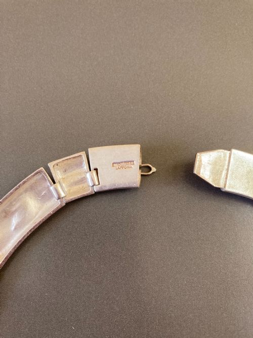 LAPPONIA FINNISH SILVER NECKLACE BY BJORN WECKSTROM - ADDITIONAL PHOTO 4