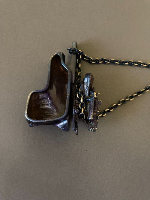 LAPPONIA FINLAND FLAME BRONZE STARFIGHTER PENDANT - ADDITIONAL PHOTO 6