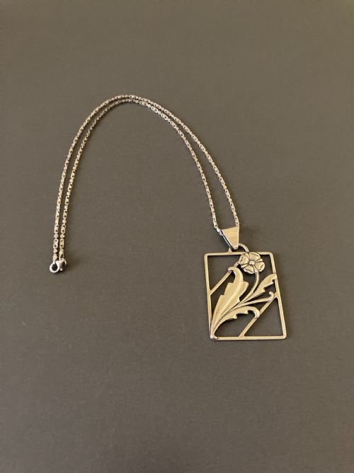 danish silver pendant 1960s - CATEGORY: ANTIQUE JEWELLERY - DATED 1960