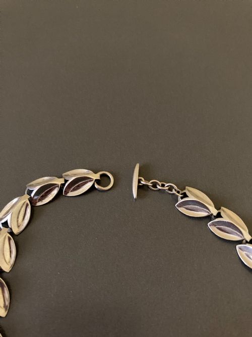 DANISH SILVER NECKLACE 1950S - ADDITIONAL PHOTO 3