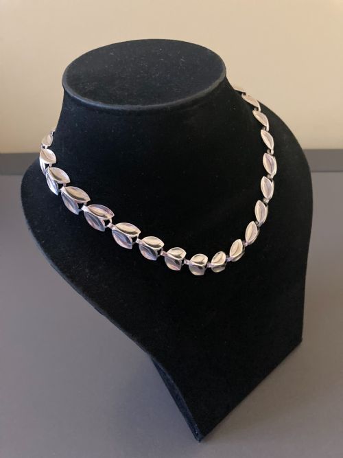 DANISH SILVER NECKLACE 1950S - ADDITIONAL PHOTO 5