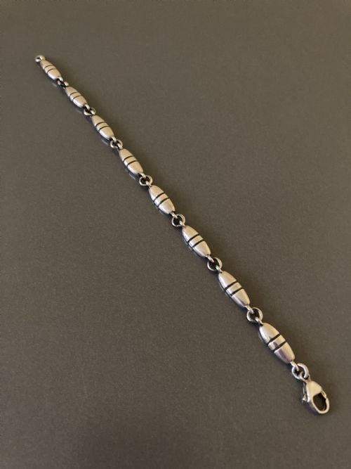 GEORG JENSEN DANISH SILVER BRACELET NO 391 - ADDITIONAL PHOTO 1