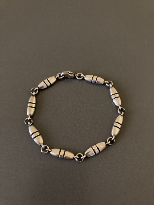 GEORG JENSEN DANISH SILVER BRACELET NO 391 - ADDITIONAL PHOTO 3