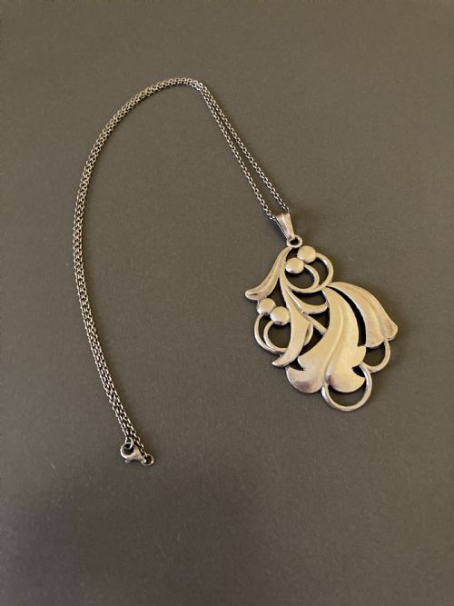danish silver pendant by cohr 1950s - CATEGORY: ANTIQUE JEWELLERY - DATED 1950