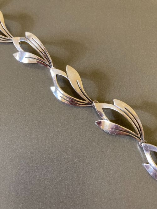 DANISH SILVER BRACELET 1960S BY NIELS ERIK FROM - ADDITIONAL PHOTO 1