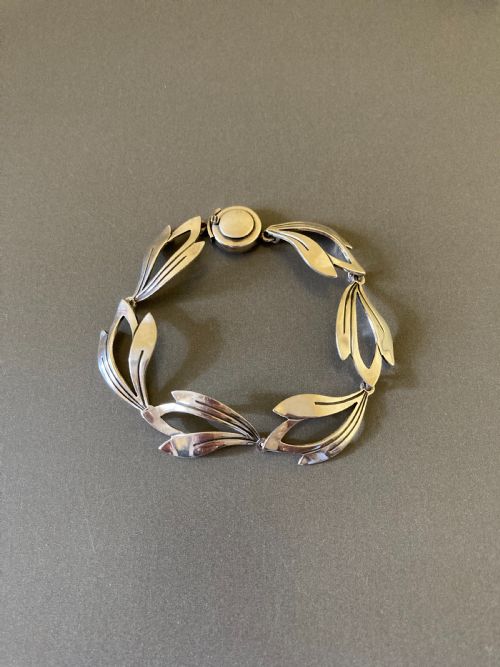 DANISH SILVER BRACELET 1960S BY NIELS ERIK FROM - ADDITIONAL PHOTO 2