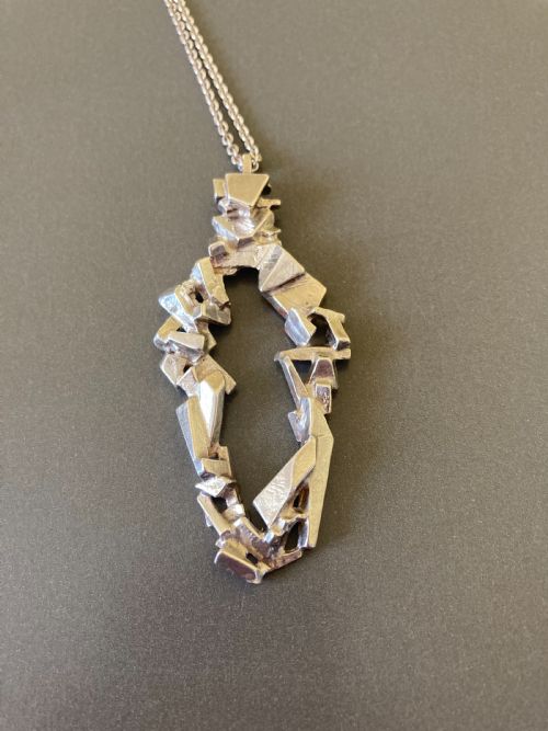 DANISH SILVER PENDANT 1960S BY NIELS ERIK FROM - ADDITIONAL PHOTO 1