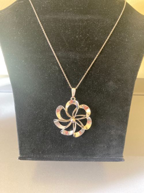 DANISH SILVER PENDANT 1960S BY NIELS ERIK FROM - ADDITIONAL PHOTO 2