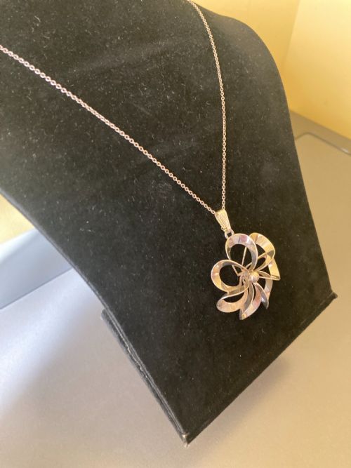 DANISH SILVER PENDANT 1960S BY NIELS ERIK FROM - ADDITIONAL PHOTO 3