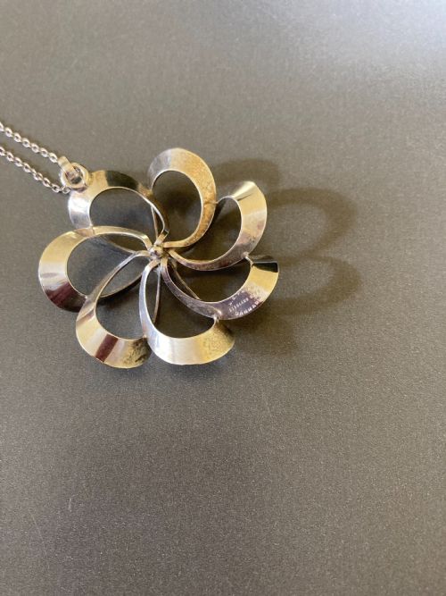 DANISH SILVER PENDANT 1960S BY NIELS ERIK FROM - ADDITIONAL PHOTO 4