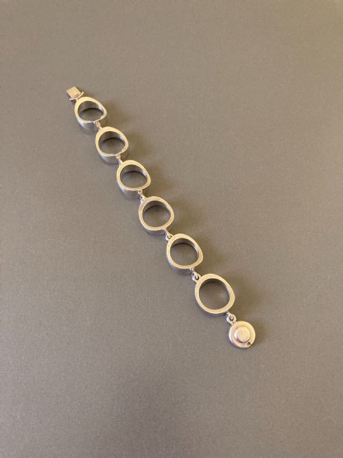 danish silver bracelet by niels erik from 1960s - CATEGORY: ANTIQUE JEWELLERY - DATED 1960