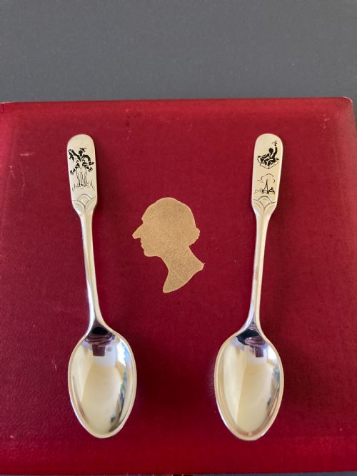 6 DANISH SILVER MOCHA SPOONS 1950S - ADDITIONAL PHOTO 5