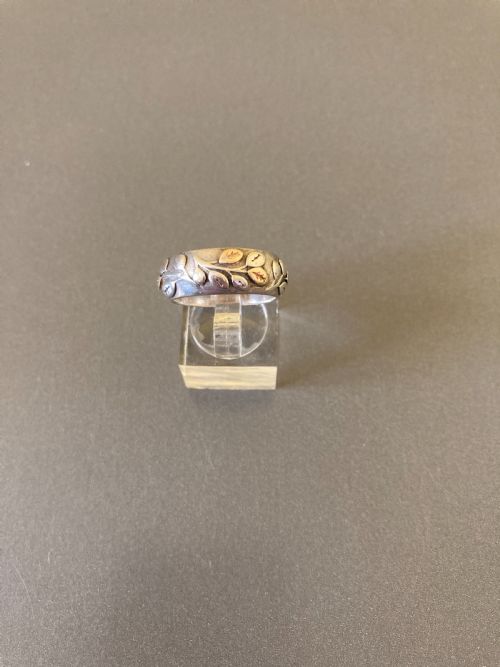 DANISH SILVER RING 1950S - ADDITIONAL PHOTO 1