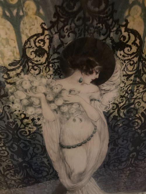 LOUIS ICART LA TOSCA ETCHING 1928 - ADDITIONAL PHOTO 7