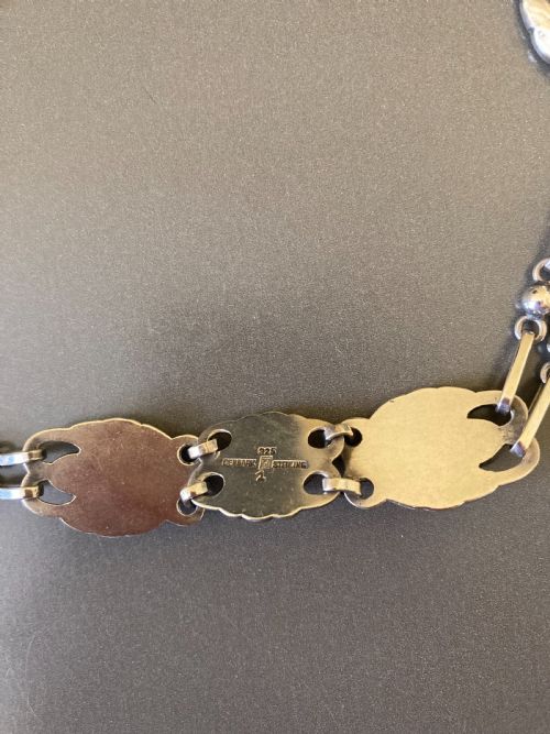 GEORG JENSEN DANISH SILVER NECKLACE NO 1 - ADDITIONAL PHOTO 6