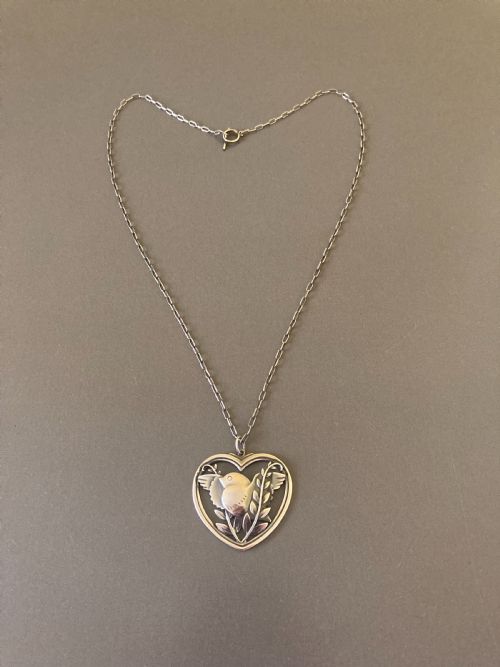 GEORG JENSEN DANISH SILVER PENDANT NO 97 - ADDITIONAL PHOTO 1