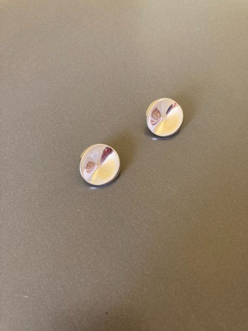 georg jensen danish silver earrings 1960s - CATEGORY: ANTIQUE JEWELLERY - DATED 1960