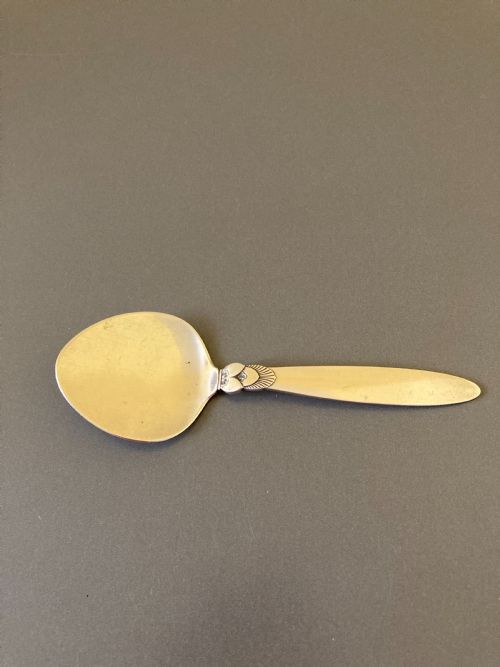 GEORG JENSEN DANISH SILVER PASTRY SPOON 1931 - ADDITIONAL PHOTO 2