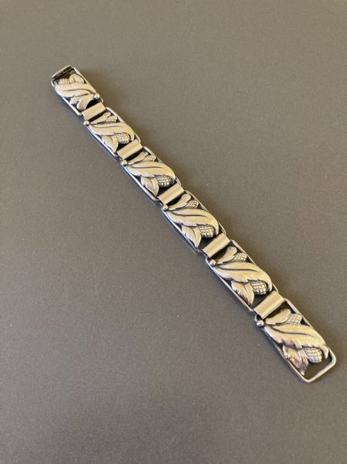 danish silver bracelet 1960s - CATEGORY: ANTIQUE JEWELLERY - DATED 1960