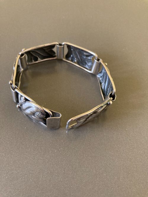 DANISH SILVER BRACELET 1960S - ADDITIONAL PHOTO 4