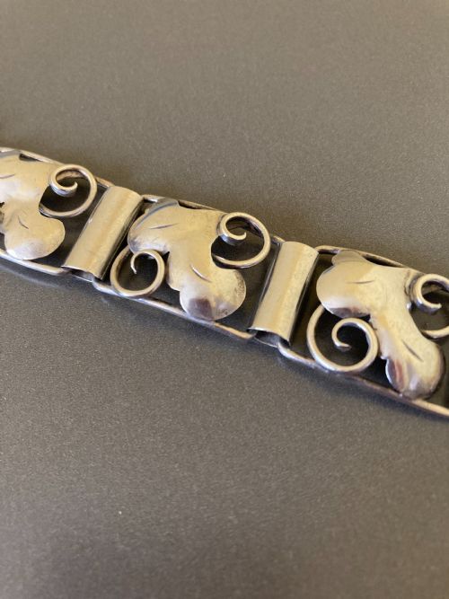 DANISH SILVER BRACELET 1950S - ADDITIONAL PHOTO 1