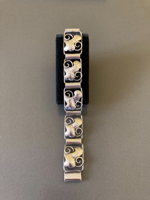 DANISH SILVER BRACELET 1950S - ADDITIONAL PHOTO 2