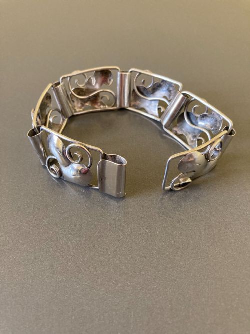DANISH SILVER BRACELET 1950S - ADDITIONAL PHOTO 3