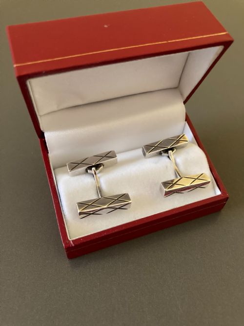 DANISH SILVER CUFF LINKS 1960S - ADDITIONAL PHOTO 3