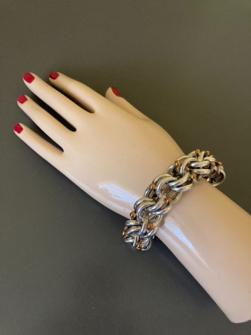 DANISH SILVER BRACELET 1960S BY ARNE JOHANSEN - ADDITIONAL PHOTO 2