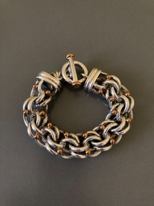 DANISH SILVER BRACELET 1960S BY ARNE JOHANSEN - ADDITIONAL PHOTO 3