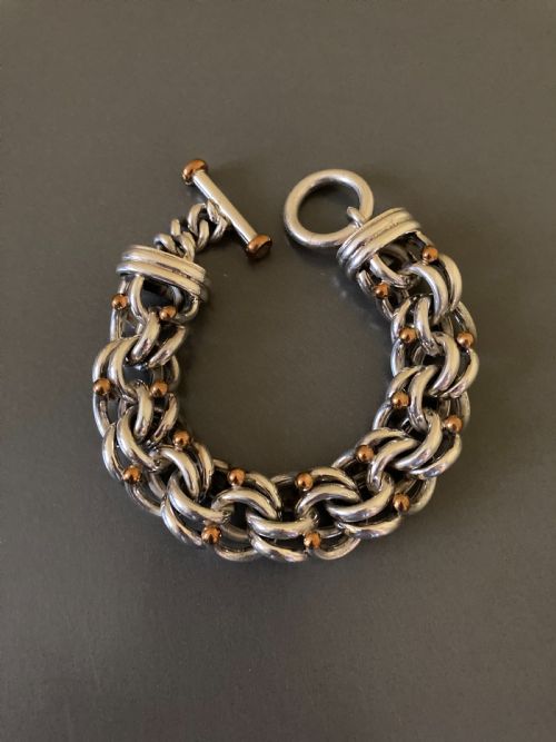 DANISH SILVER BRACELET 1960S BY ARNE JOHANSEN - ADDITIONAL PHOTO 4