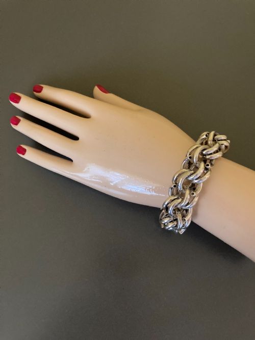 DANISH SILVER BRACELET 1960S BY ARNE JOHANSEN - ADDITIONAL PHOTO 6