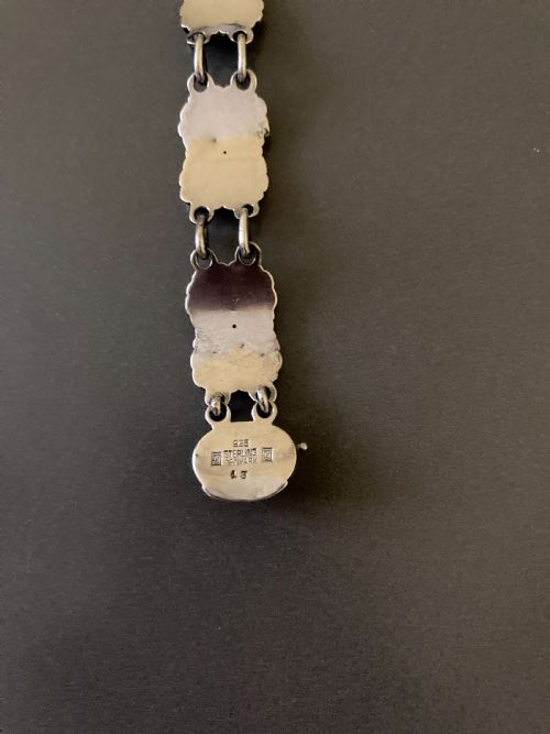 GEORG JENSEN DANISH SILVER BRACELET NO 13 - ADDITIONAL PHOTO 4