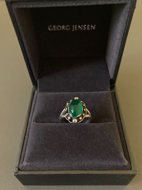 GEORG JENSEN DANISH SILVER RING NO 21 - ADDITIONAL PHOTO 1