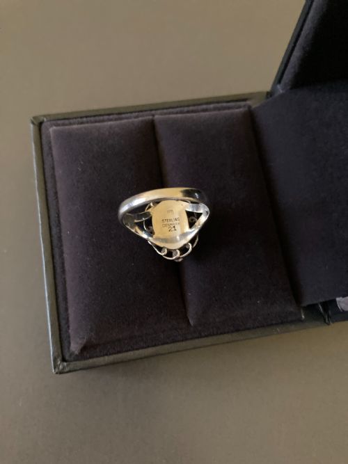GEORG JENSEN DANISH SILVER RING NO 21 - ADDITIONAL PHOTO 4
