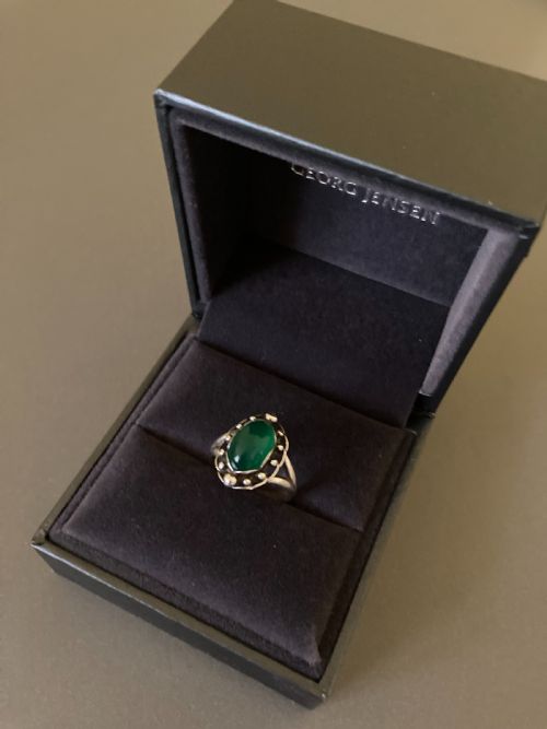 GEORG JENSEN DANISH SILVER RING NO 21 - ADDITIONAL PHOTO 5