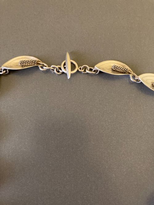DANISH SILVER NECKLACE 1950S - ADDITIONAL PHOTO 3