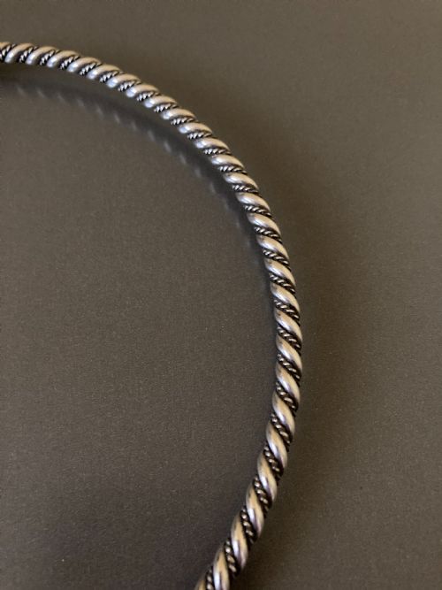 danish silver torque 1950s - CATEGORY: ANTIQUE JEWELLERY - DATED 1950
